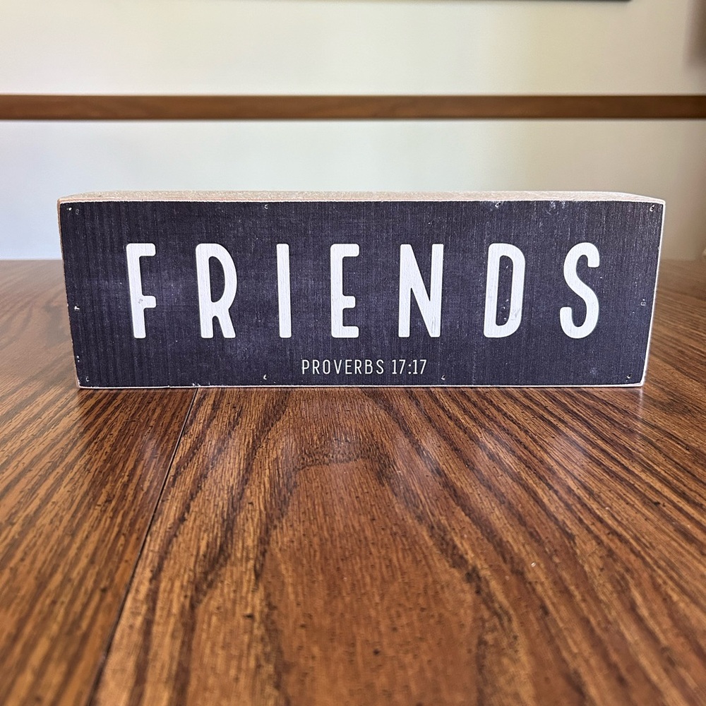 FRIENDS Wood Sign